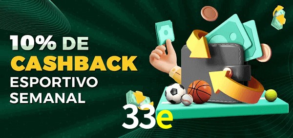 10% de bônus de cashback na 33e